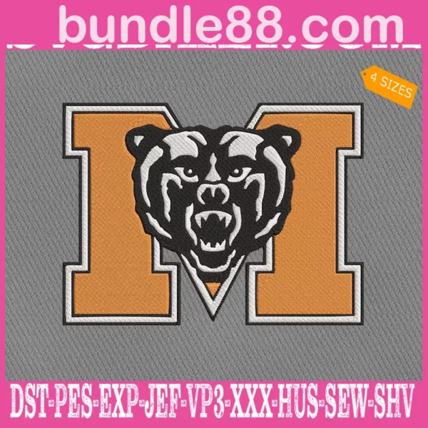 Mercer Bears Embroidery Machine