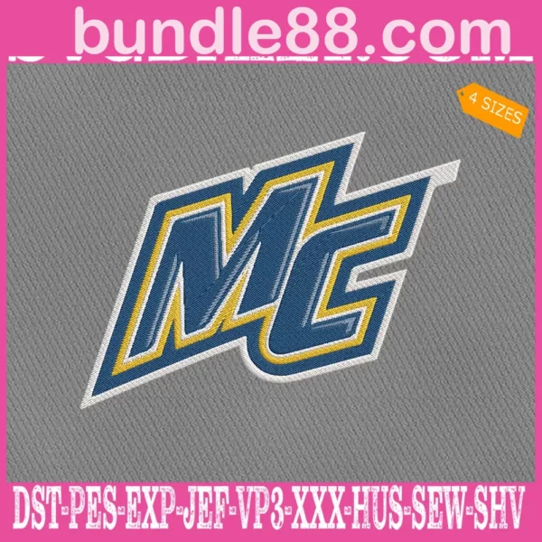 Merrimack Warriors Embroidery Files