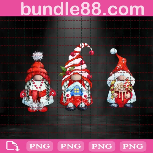 Merry Christmas Gnome Png