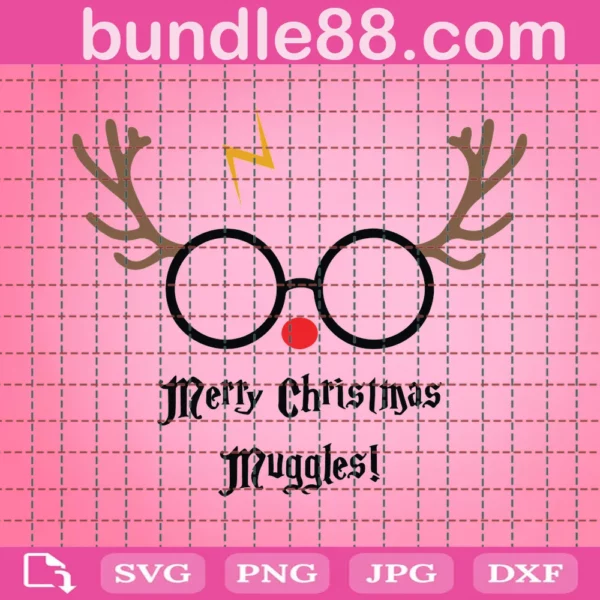 Merry Christmas Muggles Svg
