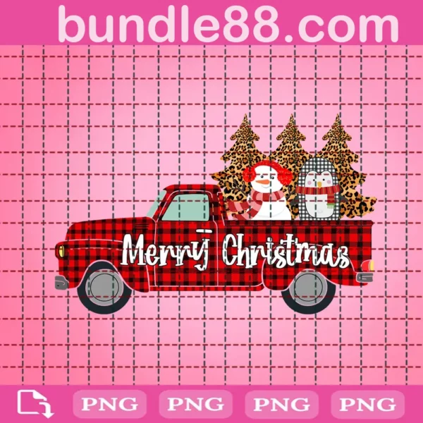 Merry Christmas Truck Png