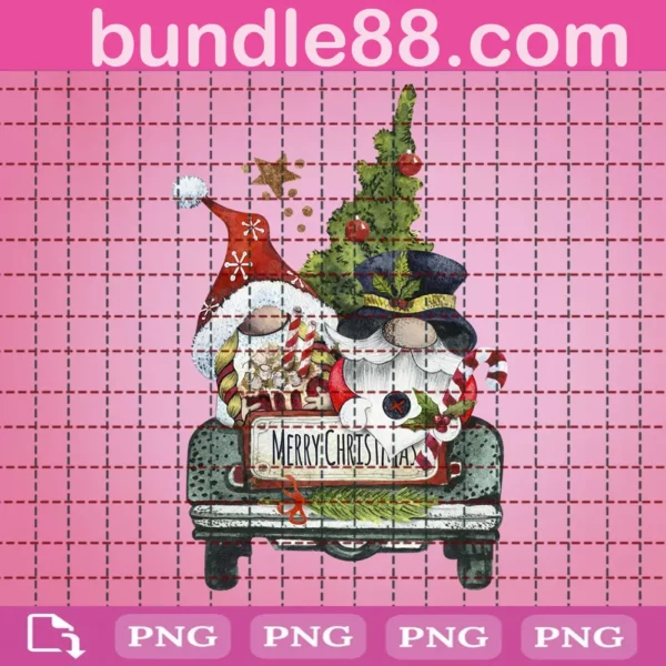 Merry Christmas Truck Png