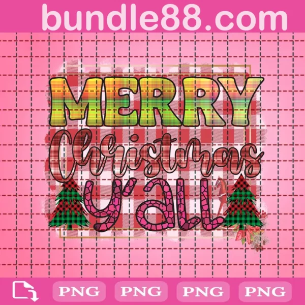 Merry Christmas Y'all Png