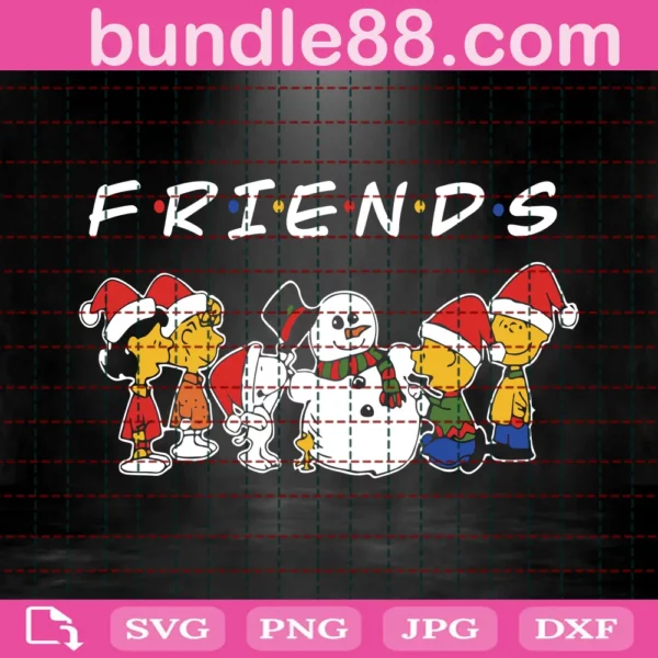 Merry Friendsmas Svg