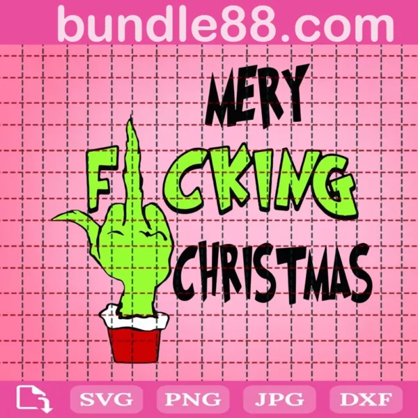 Merry Fucking Christmas Svg