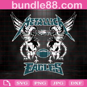 Metallic Eagles Svg