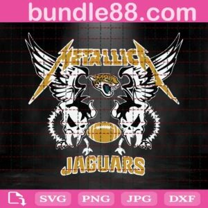 Metallic Jaguarsfootball Svg