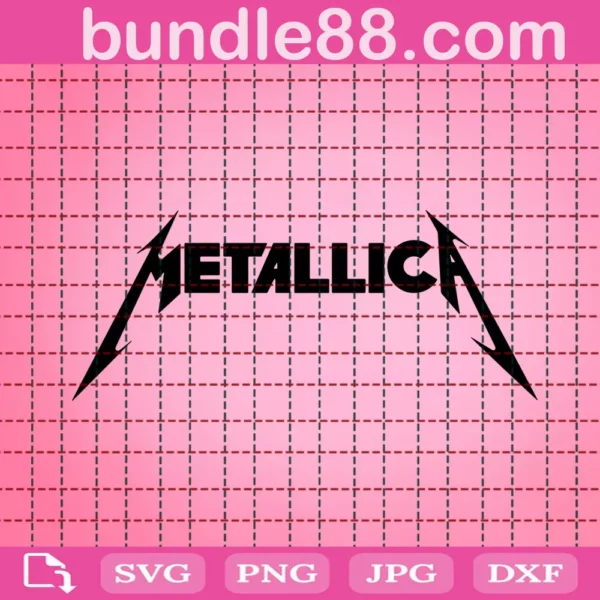 Metallica Rock Band Svg