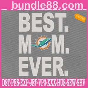 Miami Dolphins Embroidery Files