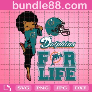 Miami Dolphins For Life Svg