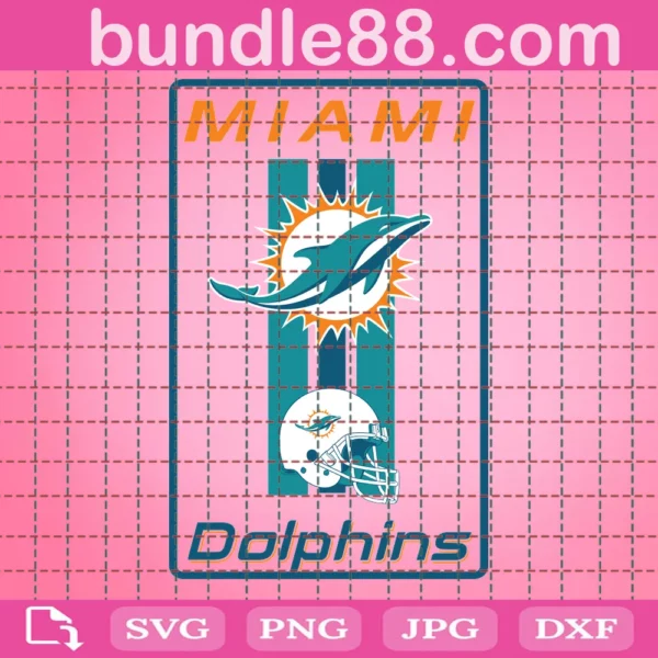 Miami Dolphins Svg Bundle