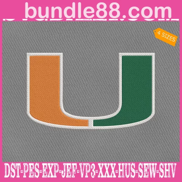 Miami Hurricanes Embroidery Machine