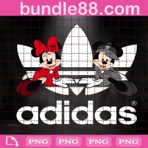 Mickey And Minnie Adidas Png