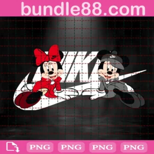 Mickey And Minnie Nike Png