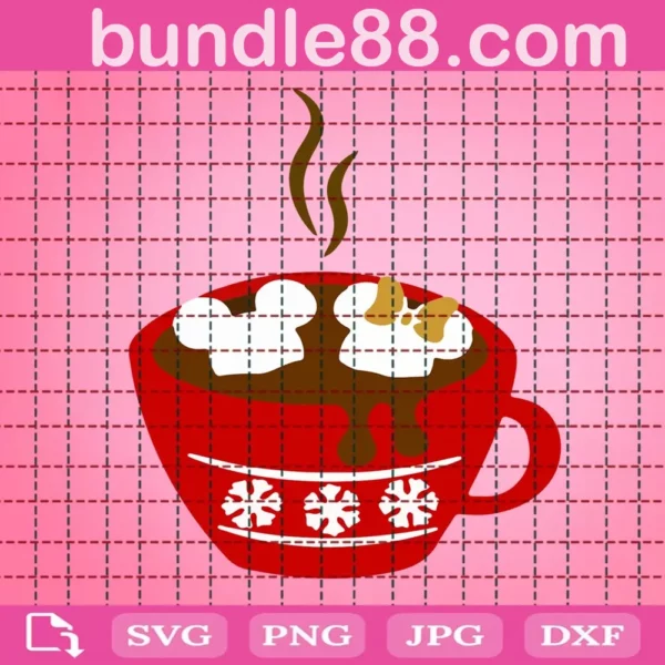 Mickey Mouse Heads Hot Cocoa Svg