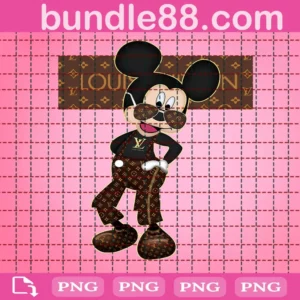 Mickey Mouse Louis Vuitton Png
