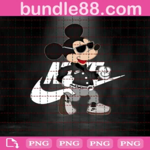 Mickey Mouse Nike Png