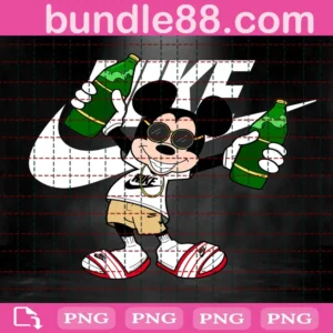 Mickey Nike Png, Mickey Mouse Png