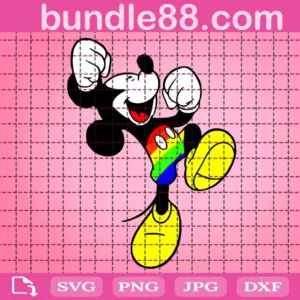 Mickey Pride Svg