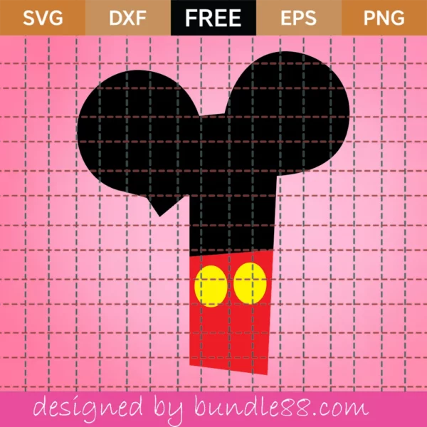 Micky Numbers Svg Free