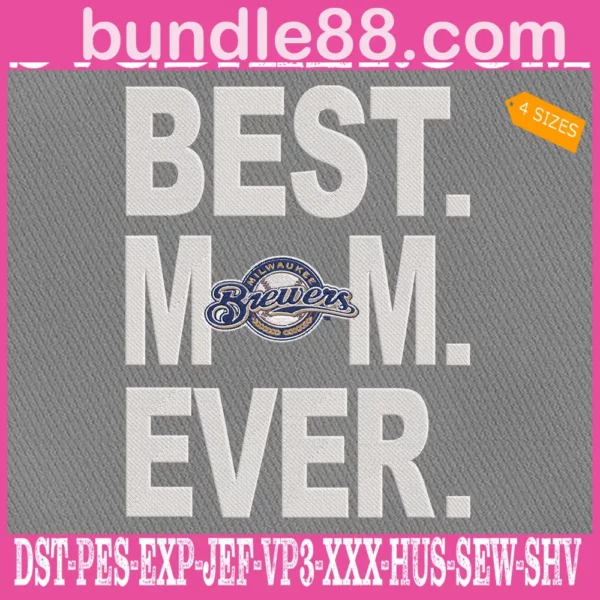 Milwaukee Brewers Embroidery Files