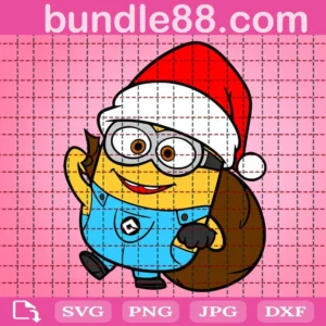 Minion Svg, Merry Christmas Svg