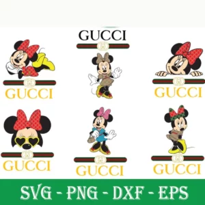 Minne Gucci Svg, Brand Logo Svg