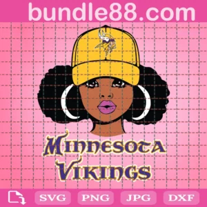Minnesota Vikings Cheerleader Football Svg Files