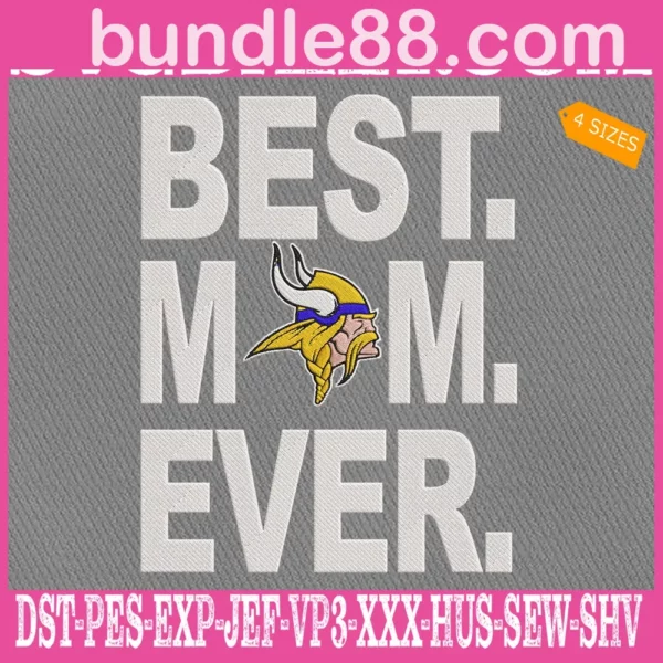 Minnesota Vikings Embroidery Files