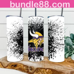 Minnesota Vikings Football 20oz Skinny Tumbler