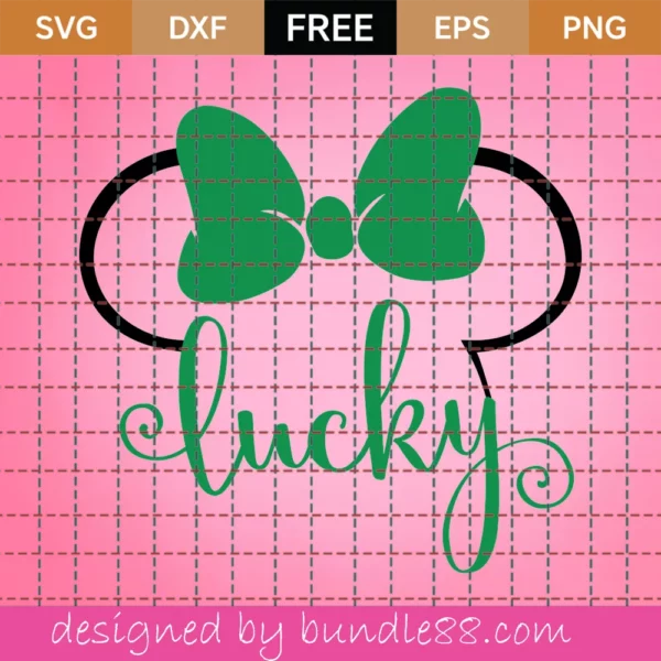 Minnie Mouse Lucky Svg Free