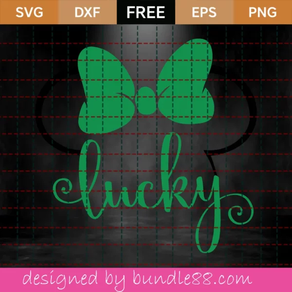 Minnie Mouse Lucky Svg Free