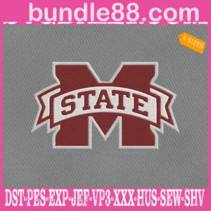 Mississippi State Bulldogs Embroidery Machine