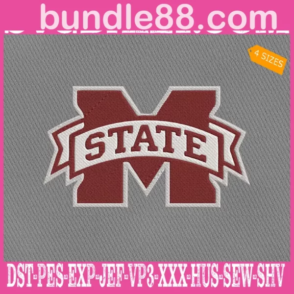 Mississippi State Bulldogs Embroidery Machine