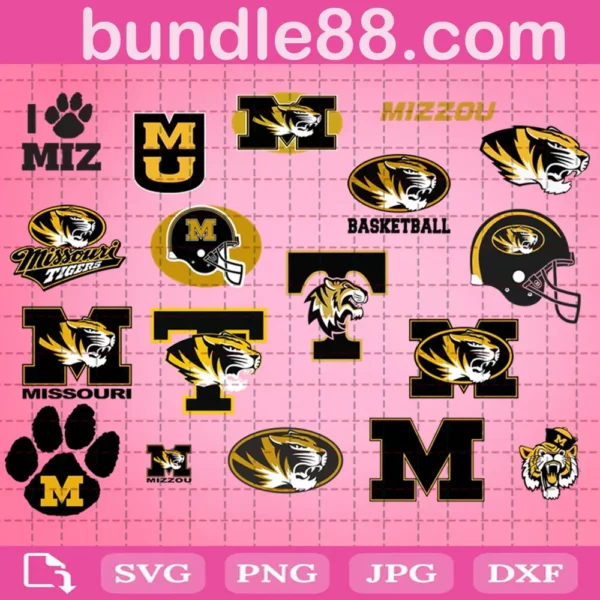 Missouri Tigers Ncaa Svg Bundle