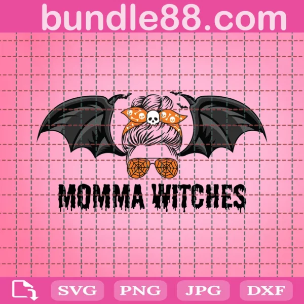Momma Witches Svg