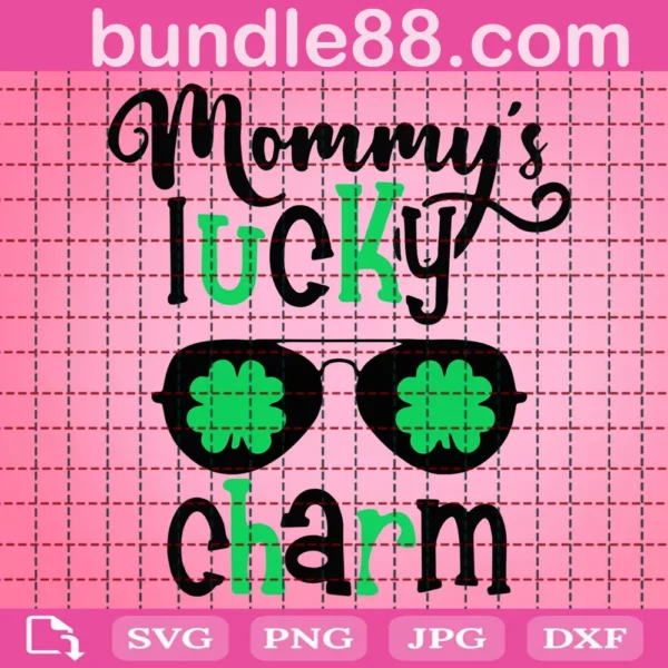 Mommy'S Lucky Charm Svg