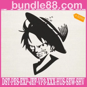 Monkey D. Luffy Embroidery Design