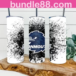 Monmouth Hawks 20oz Skinny Tumbler