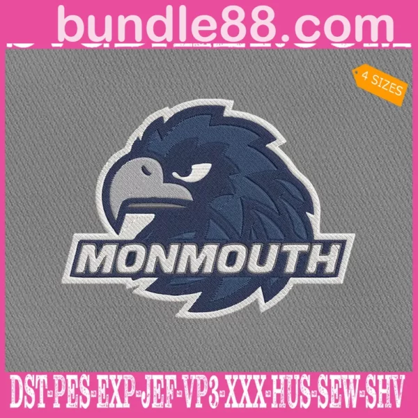 Monmouth Hawks Embroidery Files