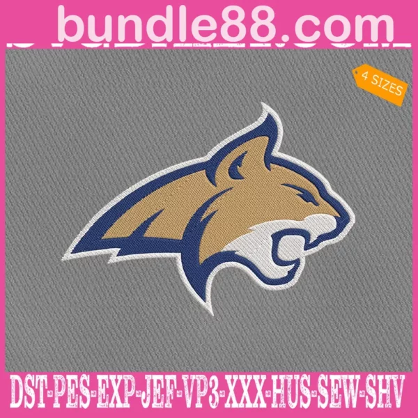 Montana State Bobcats Embroidery Files