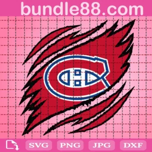 Montreal Canadiens Claws Svg
