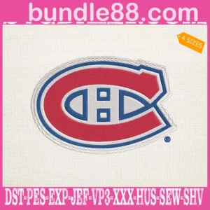 Montreal Canadiens Embroidery Files