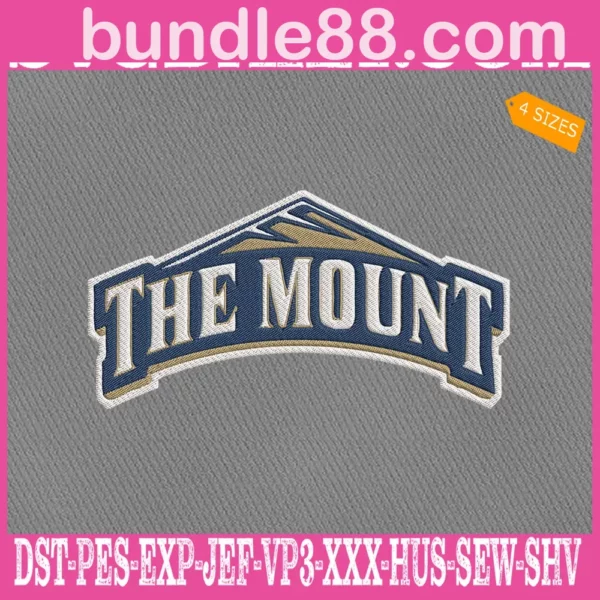 Mount St Mary's Mountaineers Embroidery Files