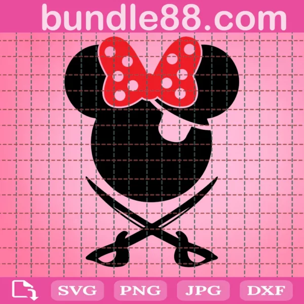 Mouse Cute Pirate Svg