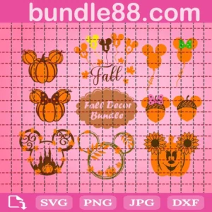 Mouse Ears Thanksgiving Bundle Svg