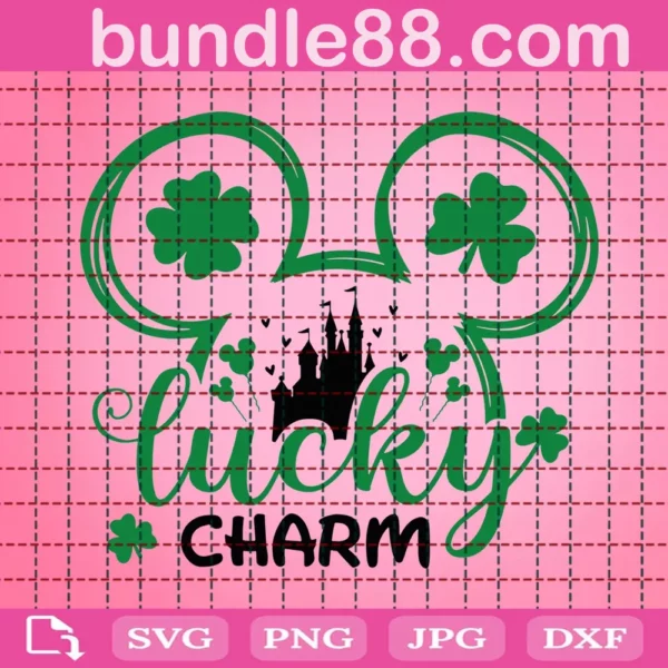 Mouse Lucky Charm Svg