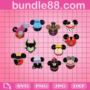 Mouse Shaped SVG Bundle