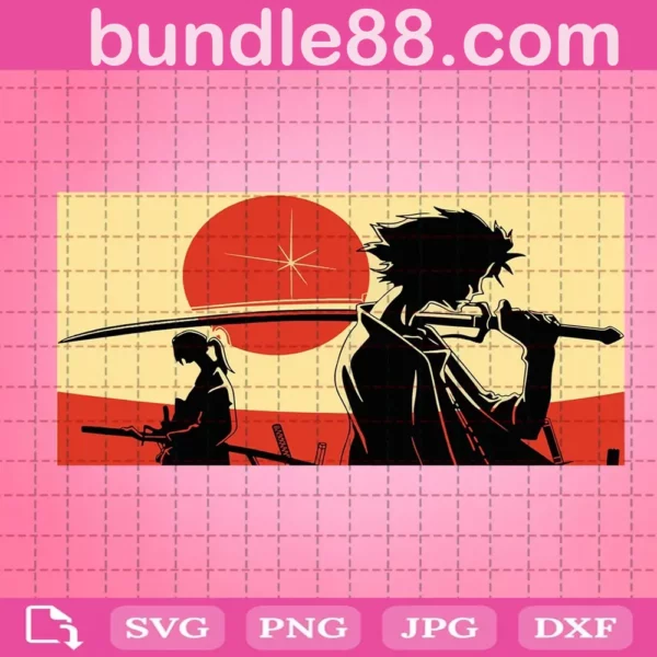 Mugen And Jin Svg