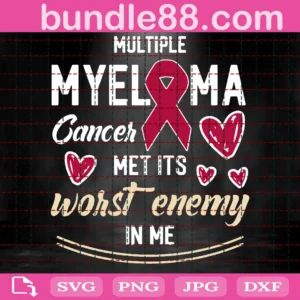 Multiple Myeloma Awareness Month Svg